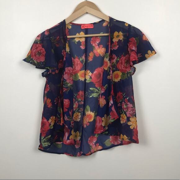 Spoiled floral‎ cardigan xs - Picture 1 of 10